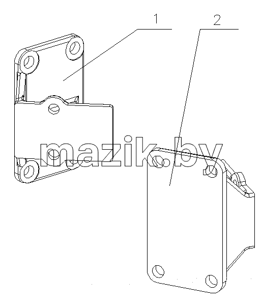 D010A-1001000 Подвеска двигателя в сборе