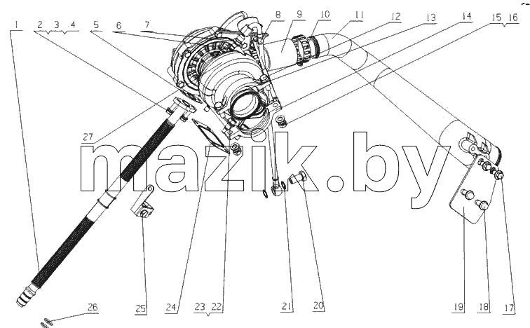 G25SA-1118000 Турбонагнетатель в сборе