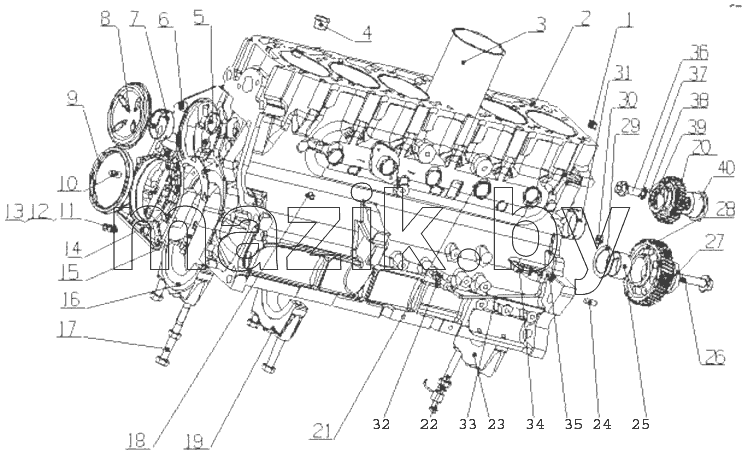G5800-1002010/14 Части блока цилиндров