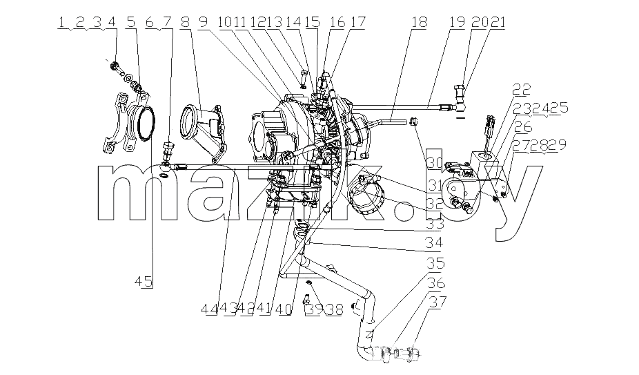 G6400-1118000 Часть турбоускорителя