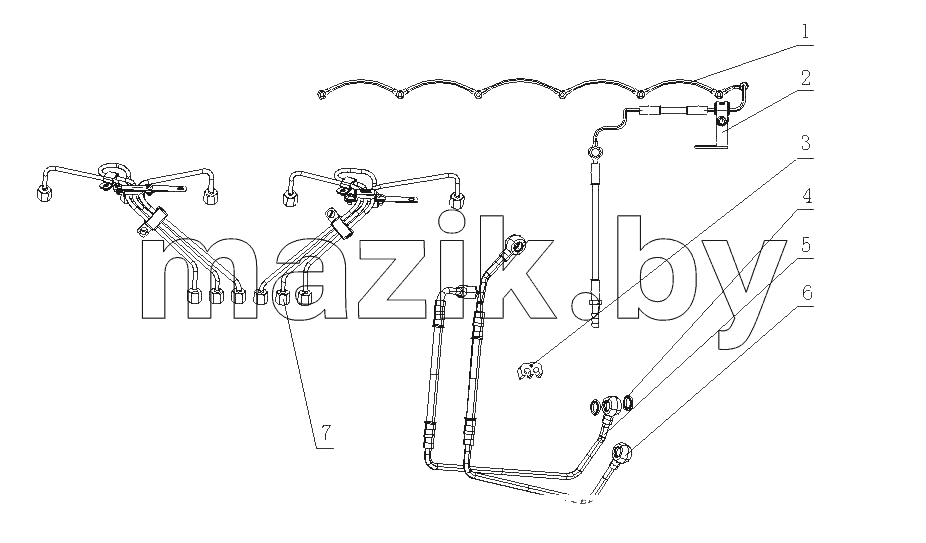 J45D2-1104000 Дизельная трубка в сборе