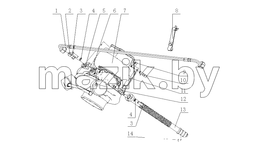 J47D3-1118000 Турбонагнетатель в сборе