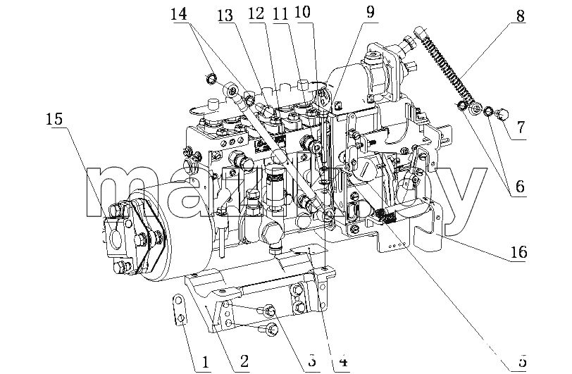 J4200-1111000A Масляный насос в сборе