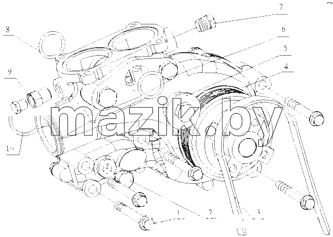 L30BA-1307000 Водный насос в сборе