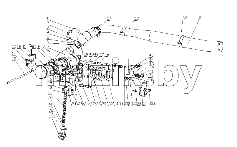 M2BD1-1118000/02 Турбонагнетатель в сборе