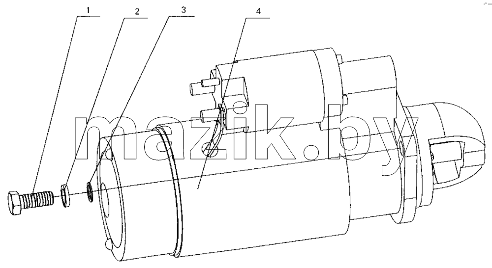 B30-3708000 Starter assembly