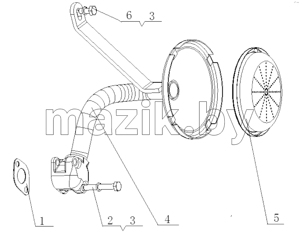  A8601-1010100/03 Оil Strainer Assembly
