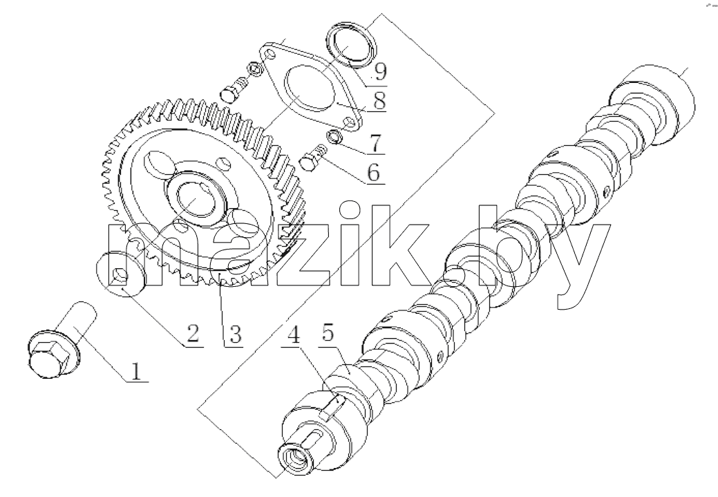  A8600-1006000/03 Camshaft Assembly