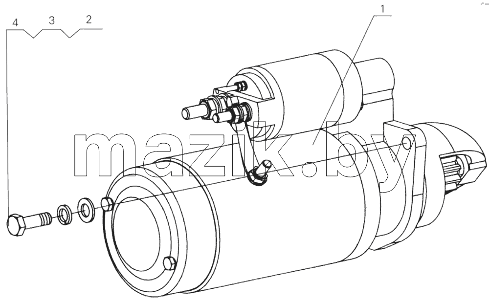 D30-3708000 Starter assembly
