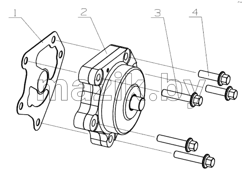  D30-1011000A Oil Pump Assembly