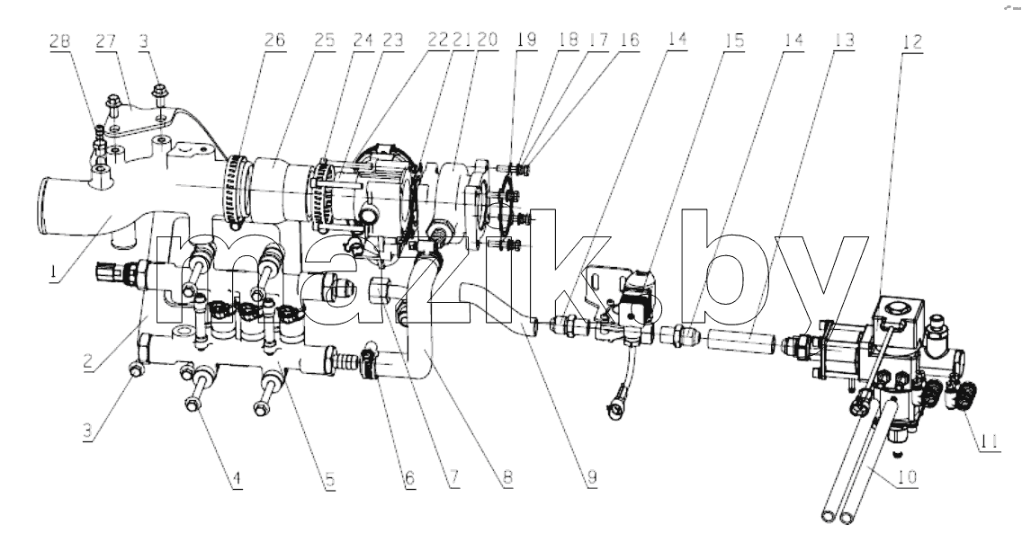  D4G02-1113000 Gas supply system
