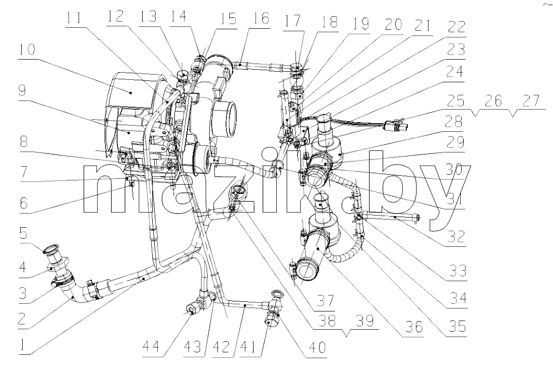  D4G02-1118000 Turbocharger Assembly