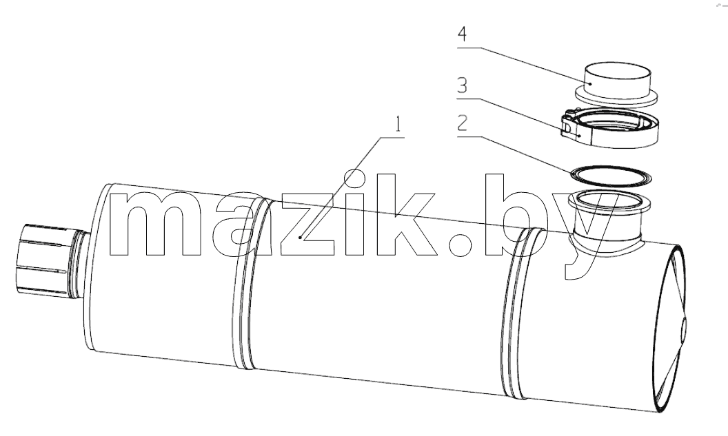  CT-GC04RLLN5-D4C1 Catalytic converting system