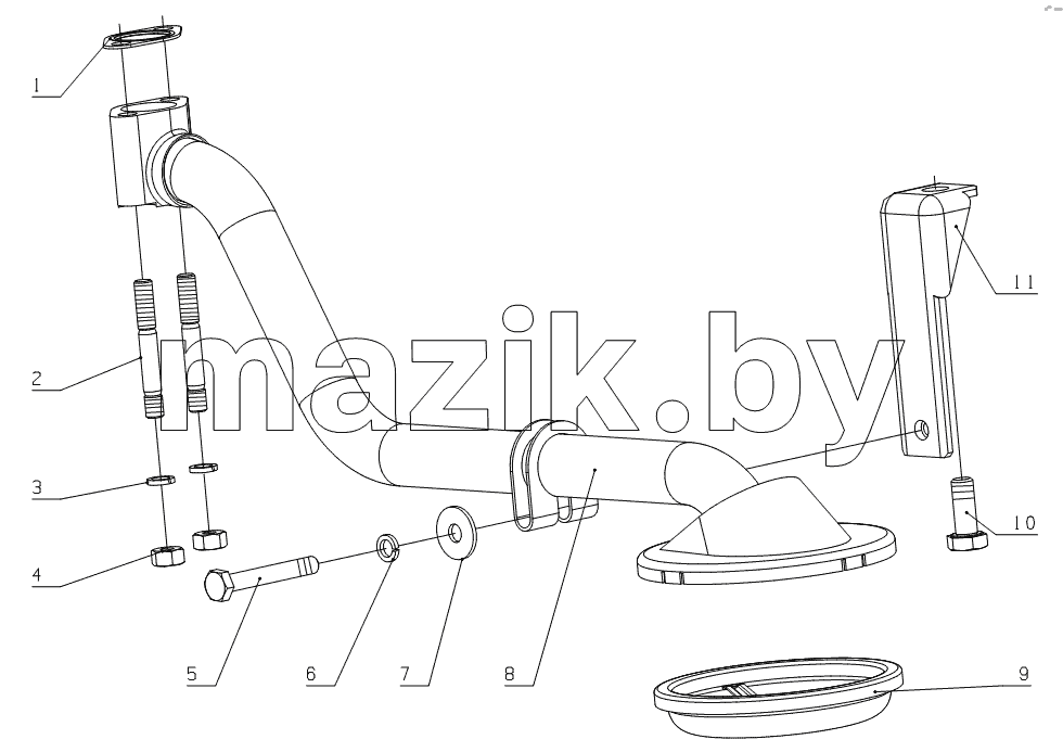 G0100-1010000 Oil Strainer Assembly