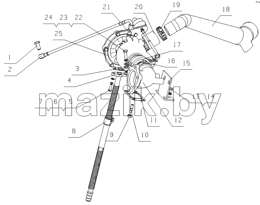 G0405-1118000 Turbocharger Assembly