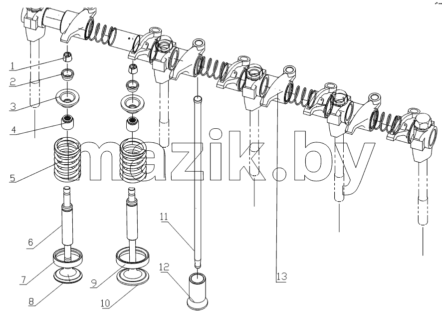 B30-1007000	Valve train system