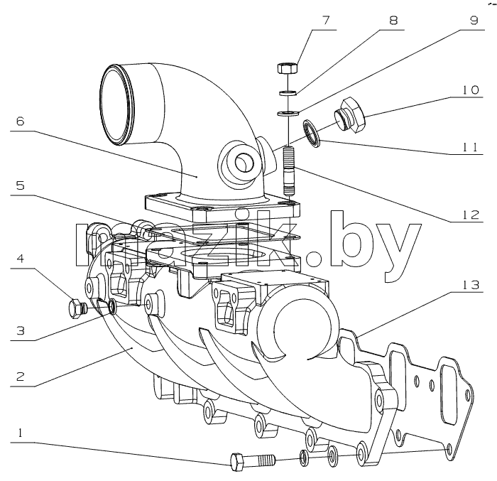 G0401-1008100 Intake manifold assembly