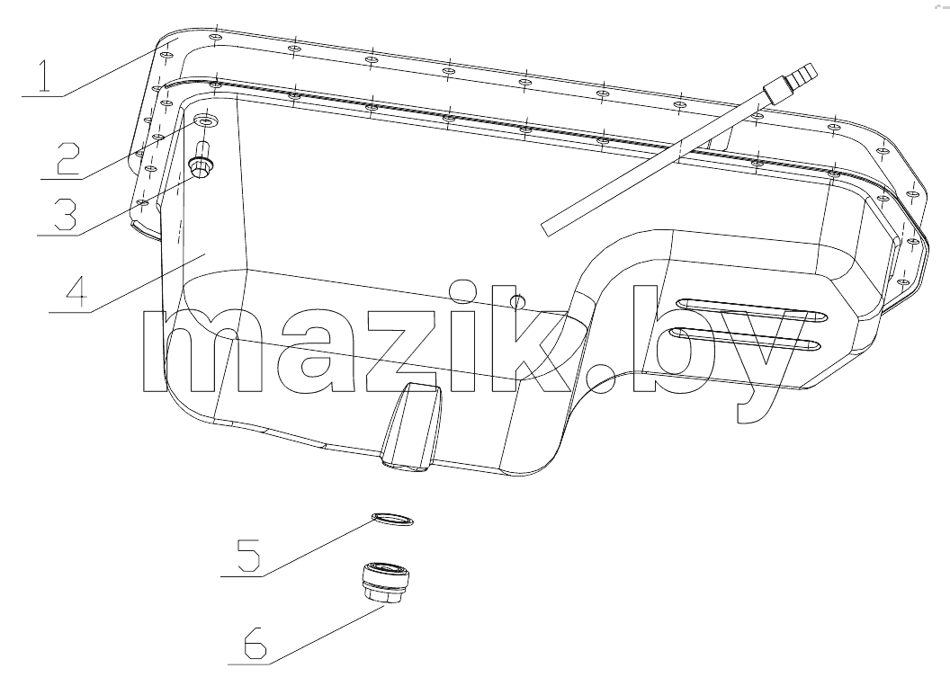  G0404-1009000 Oil Sump Assembly
