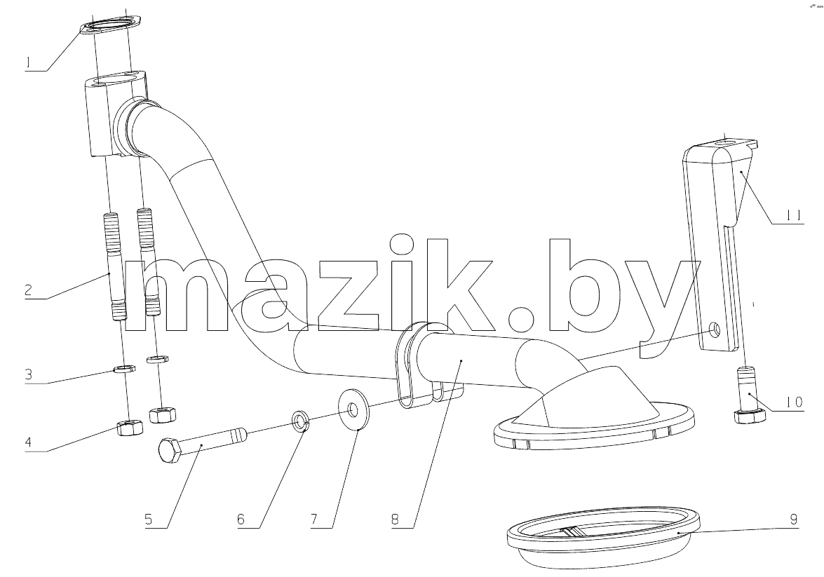  G0100-1010000 Oil Strainer Assembly