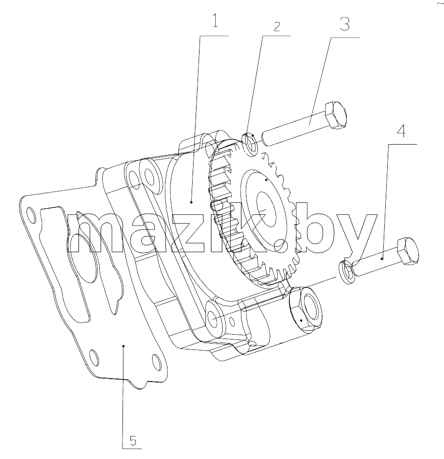  B30-1011000 Oil Pump Assembly