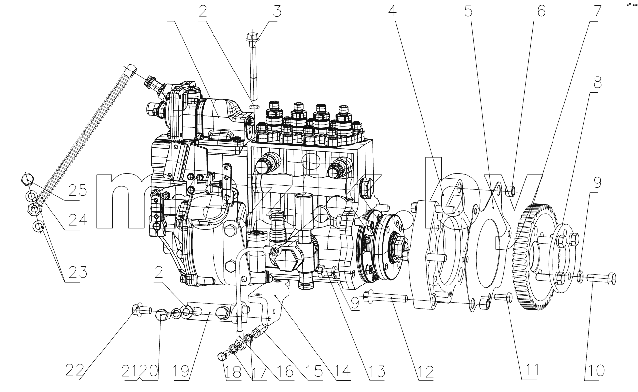  G0800-1111000A Injection Pump Assembly