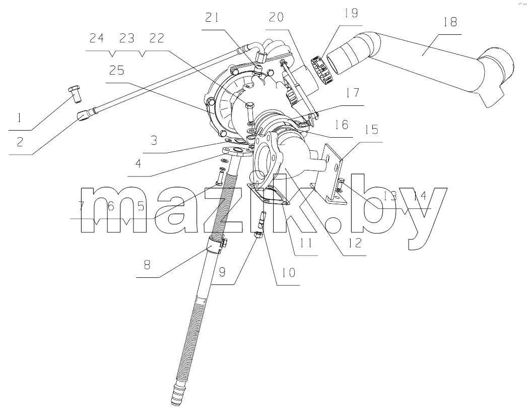  G0405-1118000 Turbocharger Assembly