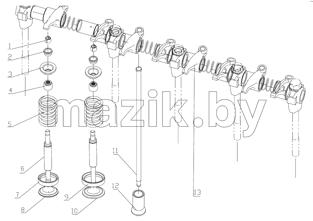  B30-1007000 Valve train system