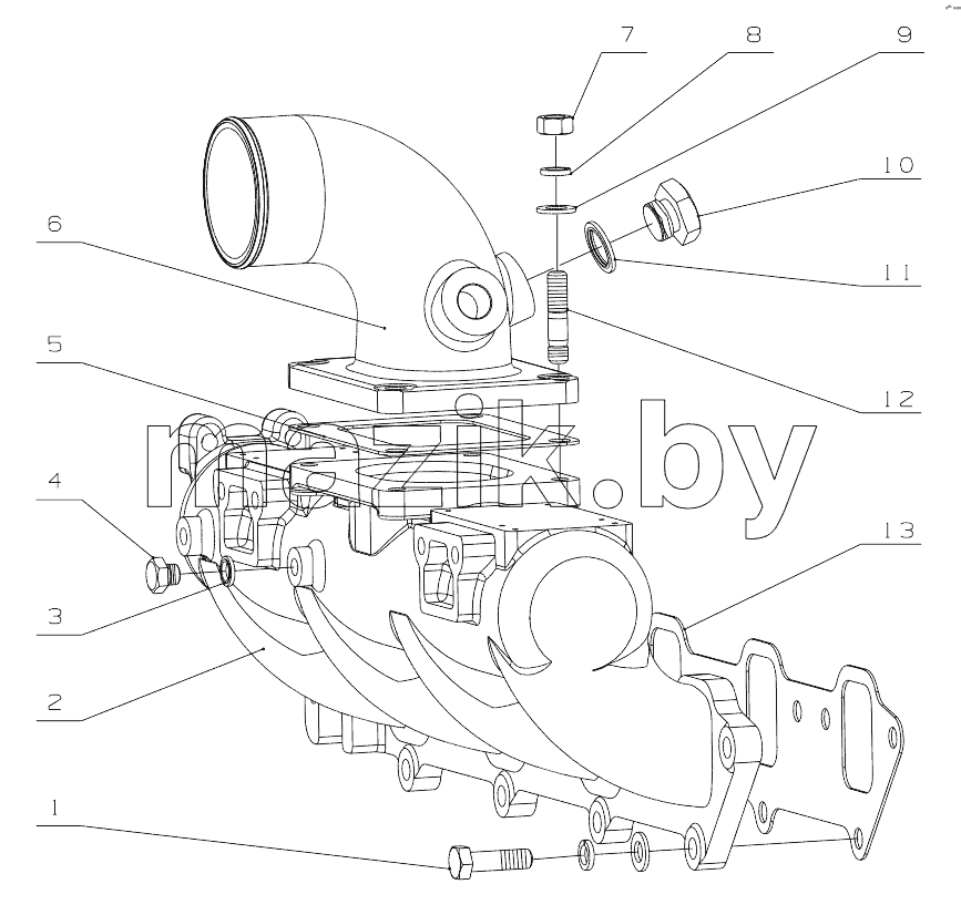  G0401-1008100 Intake manifold assembly