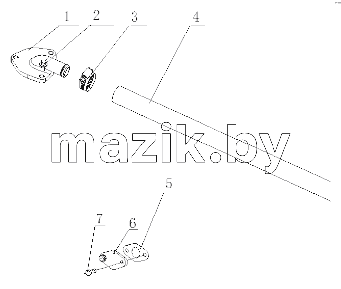  G2B00-1014000/02 Crankcase Ventilation Assembly