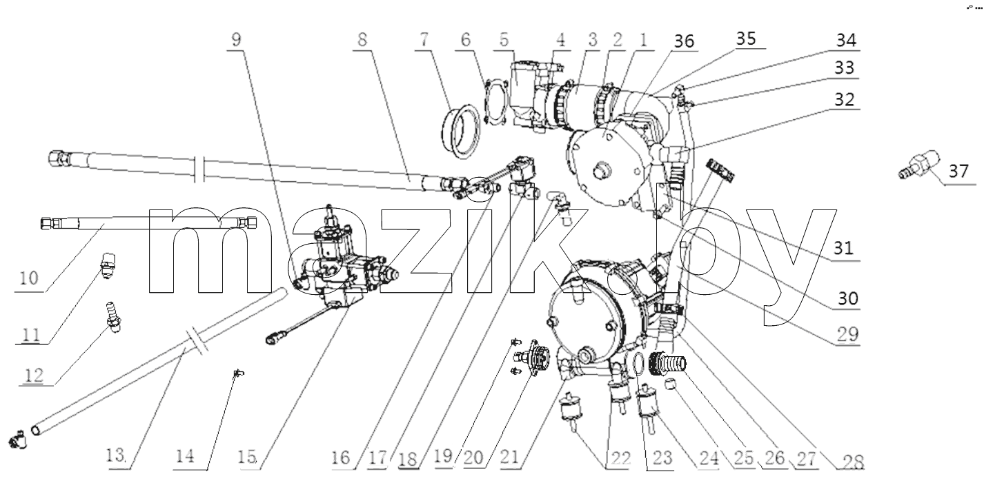  G2JFA-1113000/03 Gas Supply Device Assembly