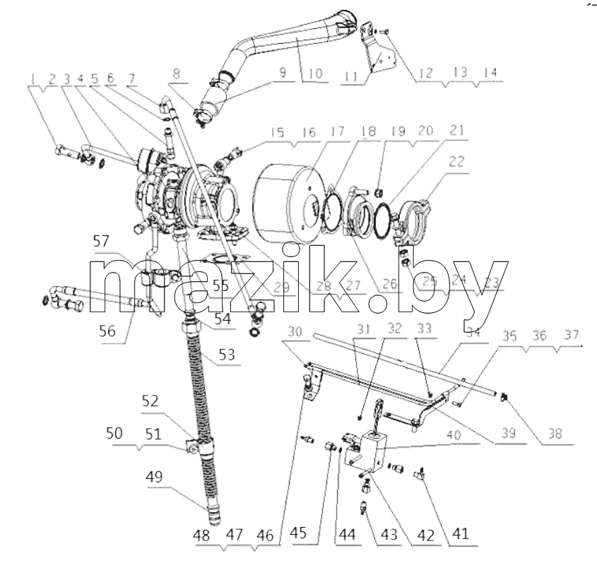  G2JFA-1118000/01 Turbocharger Assembly