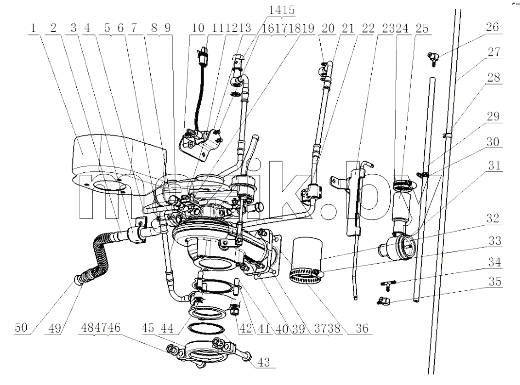 G2S0B-1118000/03 Turbocharger Assembly