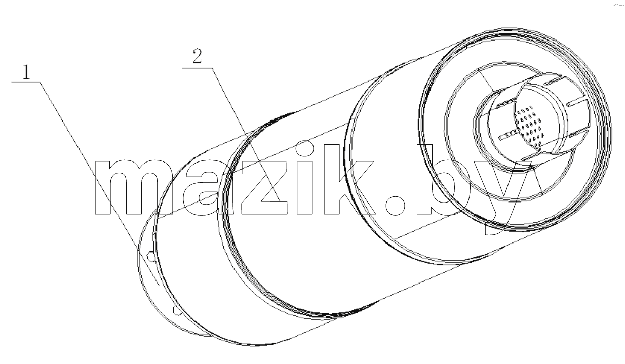  D4AYA-1205000/02 Catalytic Convertor Assembly