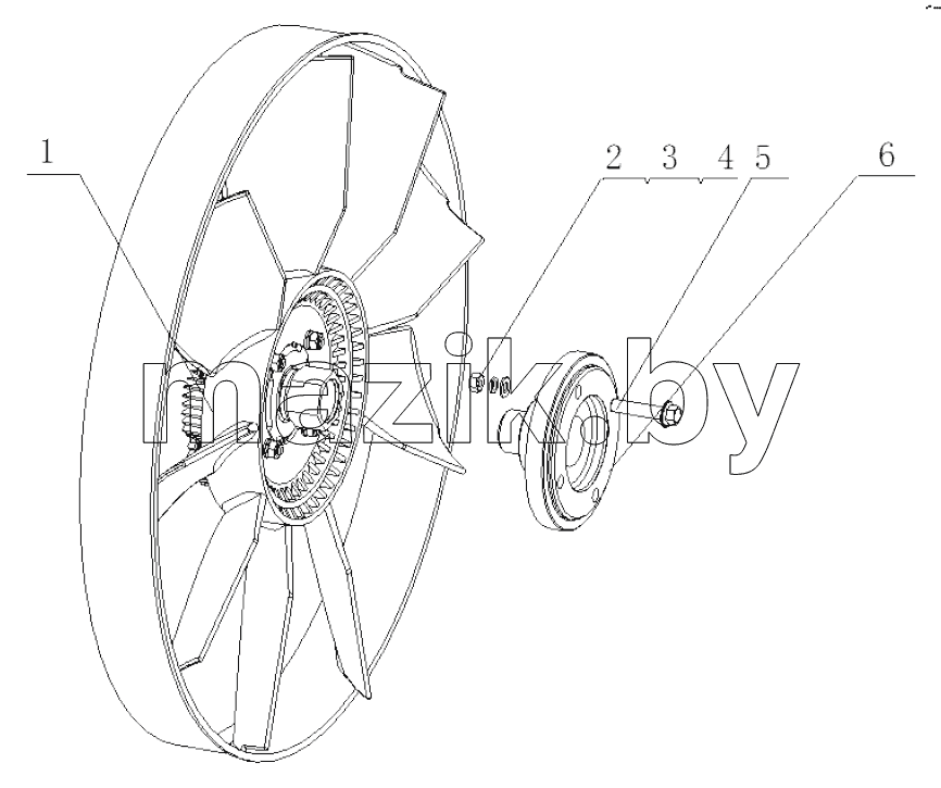  G2S0B-1308000/01 Fan Assembly