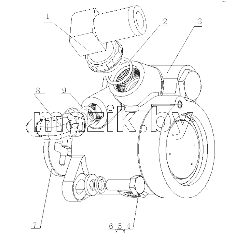  G2S0B-3407000/01 Steering Pump Assembly