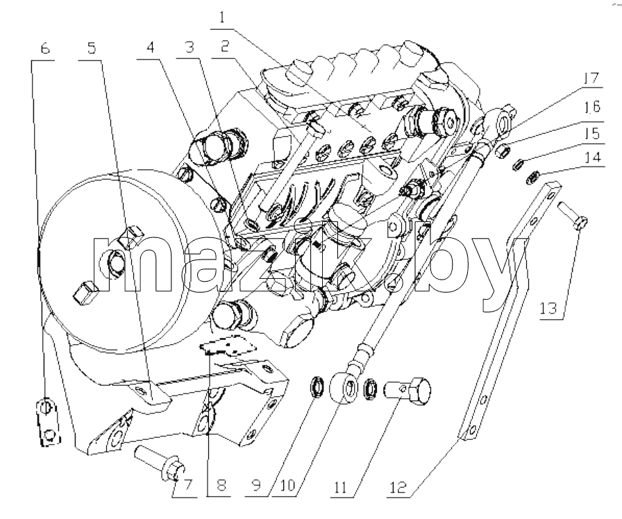  340-1111000/11 Fuel Injection Pump Assembly