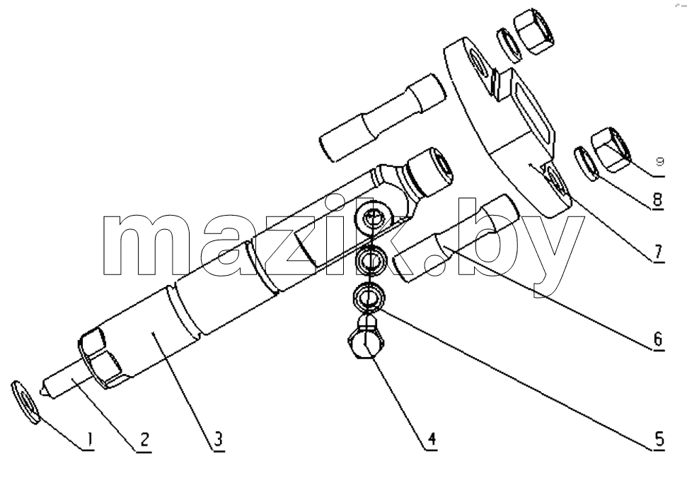  J3400-1112000/04 Injector Assembly