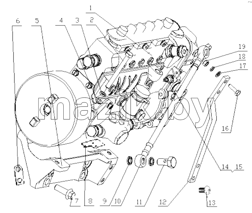  B7606-1111000/08 Fuel Injection Pump Assembly