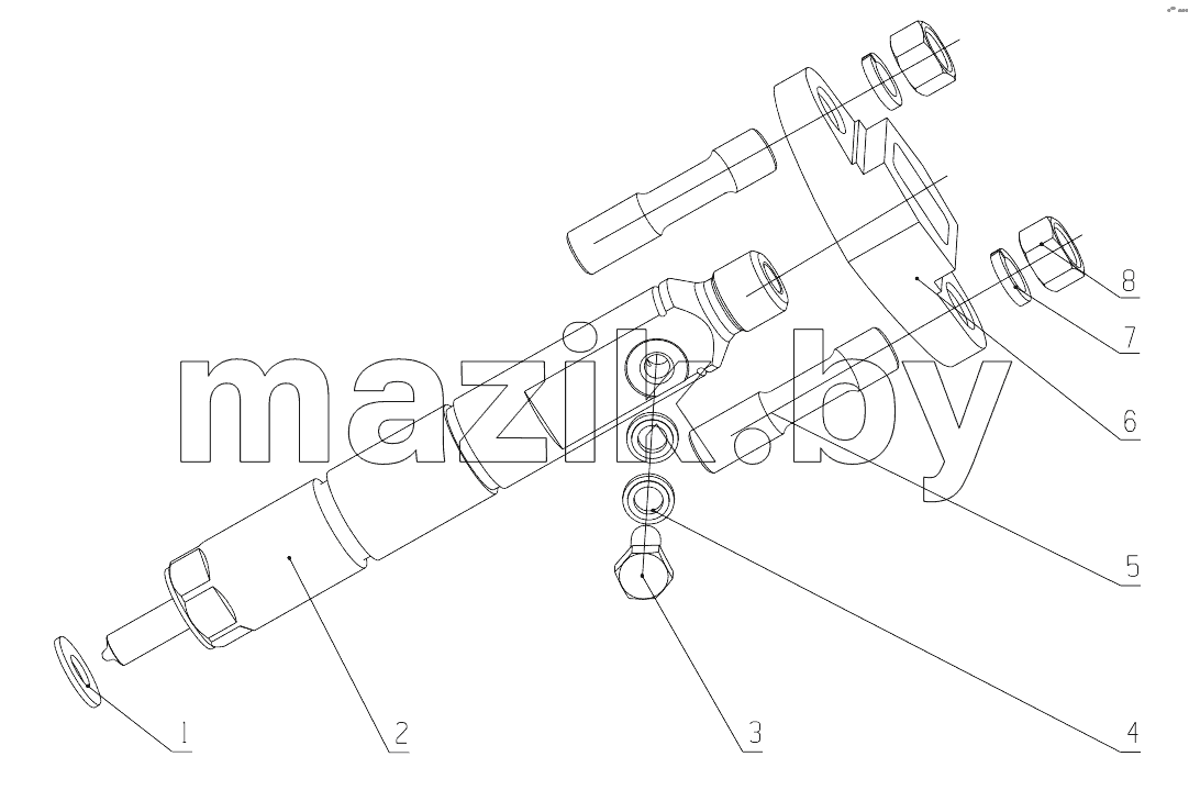  J3400-1112000/04 Injector Assembly