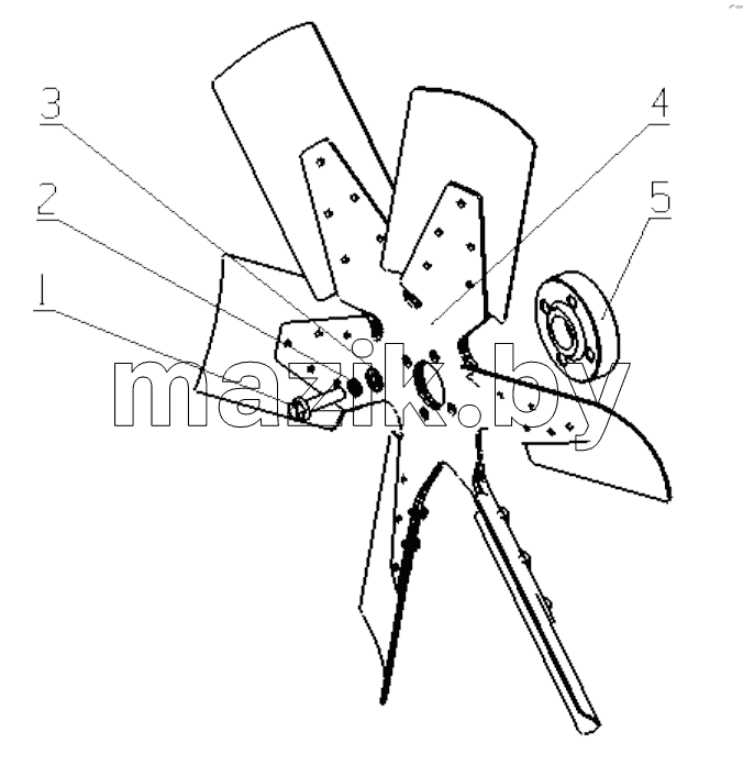  310-1308000/04 Fan Parts