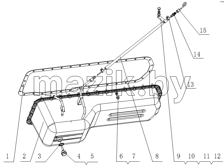 G6000-1009000 Oil sump assembly