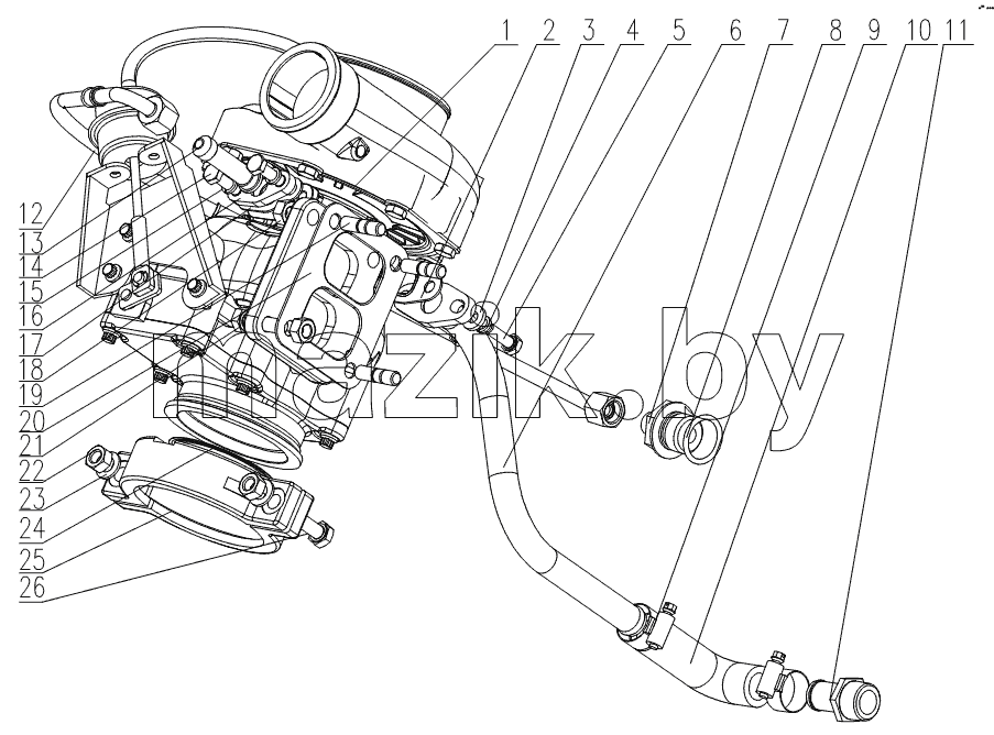 G60AB-1118000 Turbocharger assembly