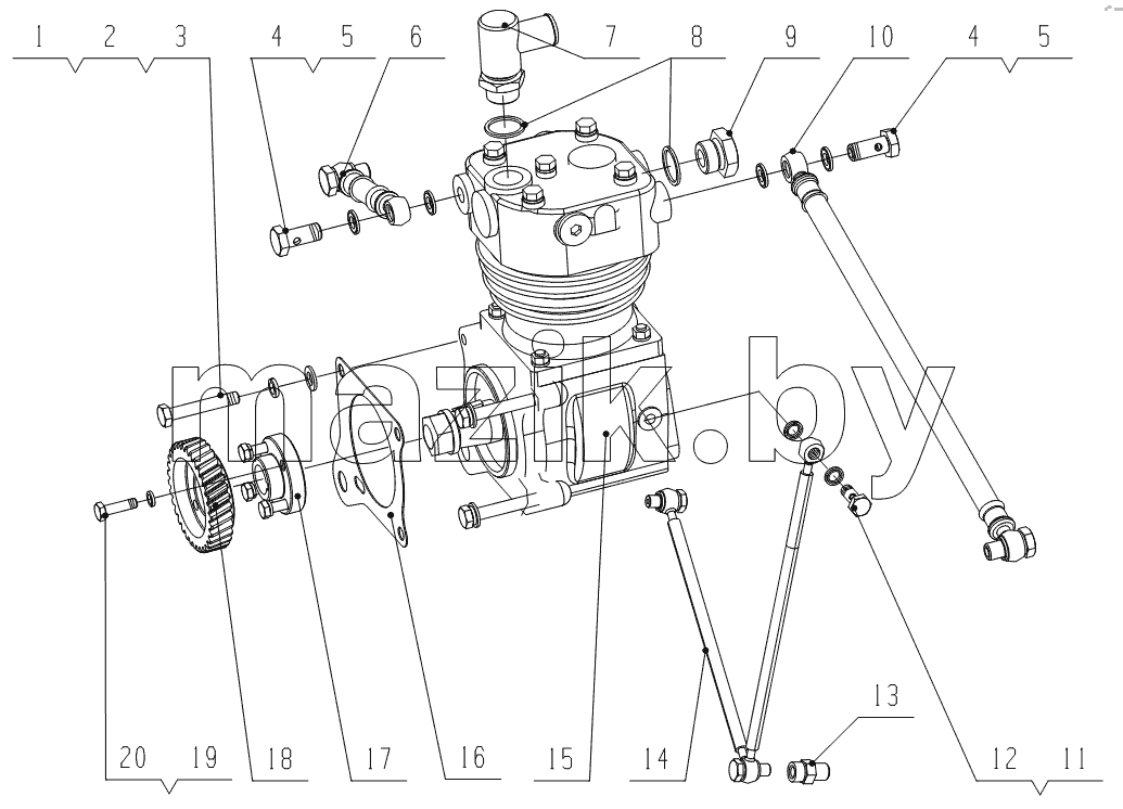 G60SA-3509000 Pneumatic air compressor