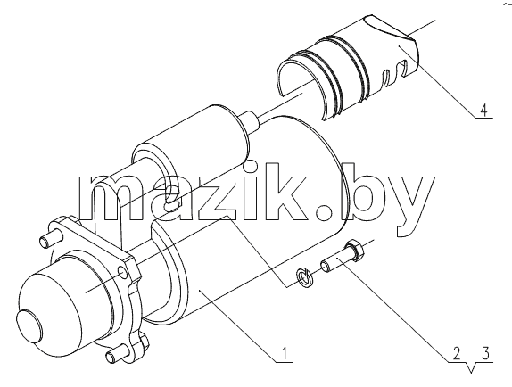 G5800-3708000 Starter assembly
