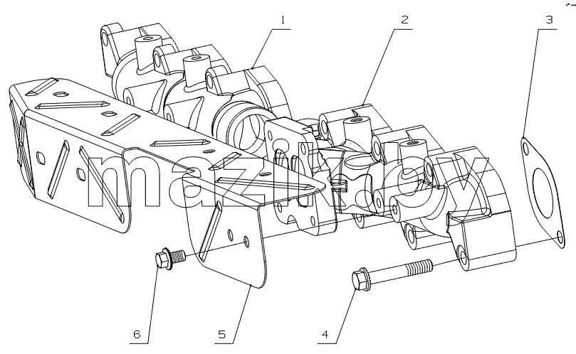 G6000-1008020 Exhaust assembly
