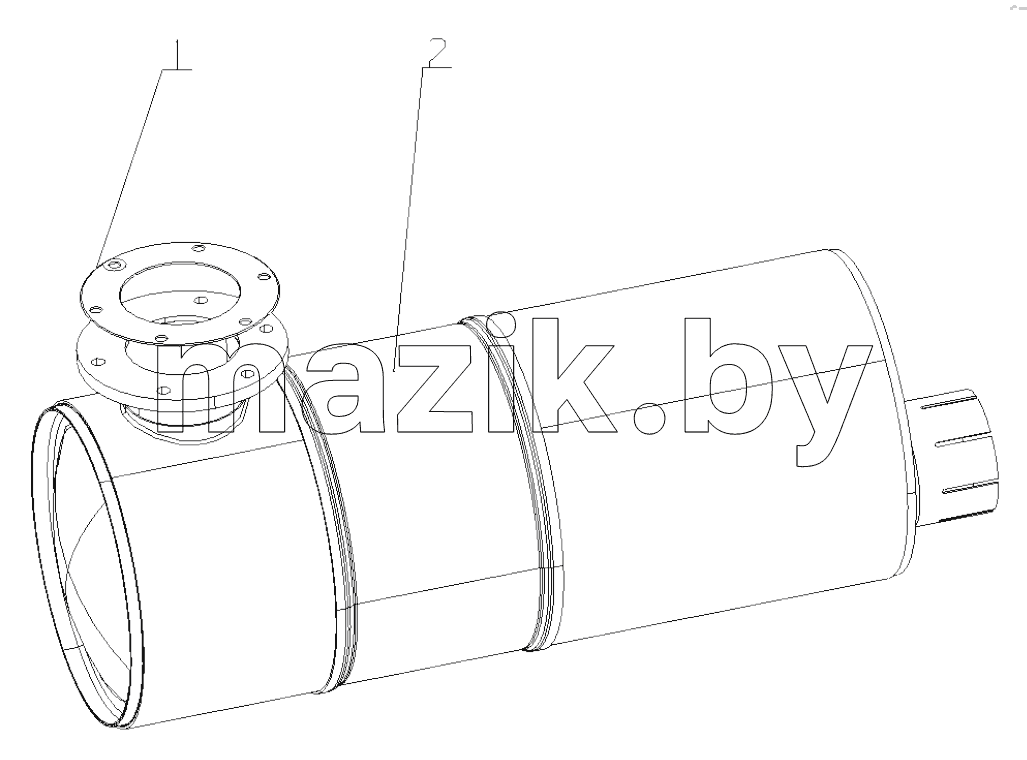  LND00-1205000/02 Catalytic Converter Assembly