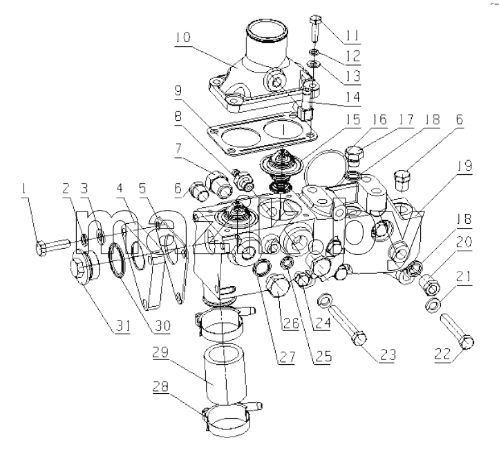  G3LFA-1306000/08 Thermostat Assembly