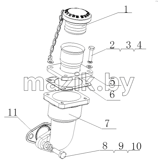  311-1014000/05 Breather Part