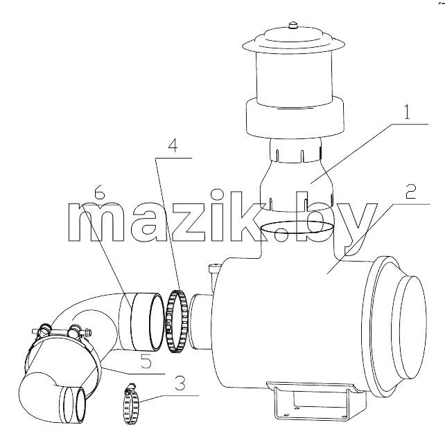  J8000-1109000/09 Air Cleaner Assembly