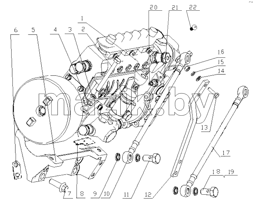  J8004-1111000/01 Injection Pump Assembly
